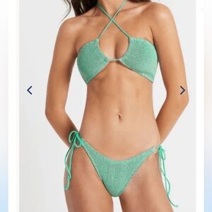 Bond-Eye Australia Pablo Aqua Lurex Bikini